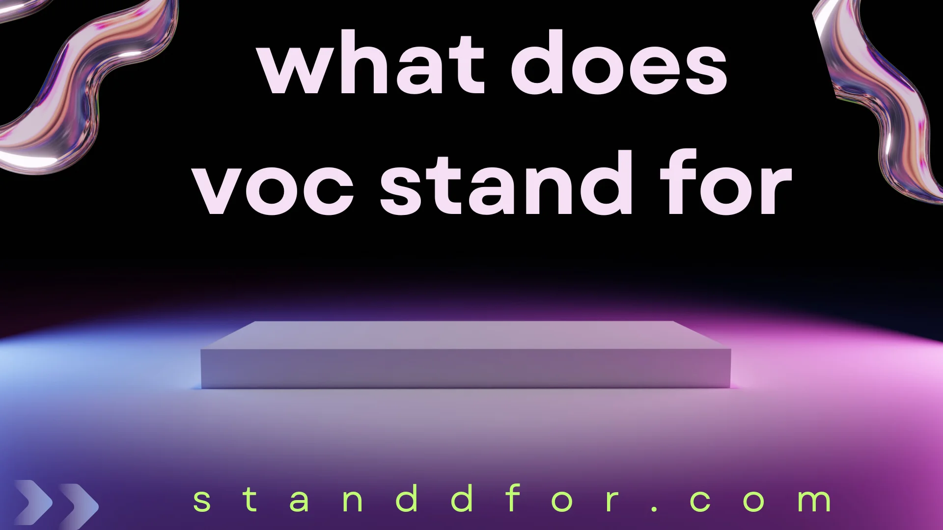 What Does VOC Stand For? Easy Meaning, Real-Life Examples