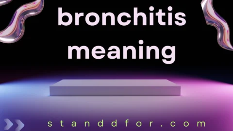 bronchitis meaning