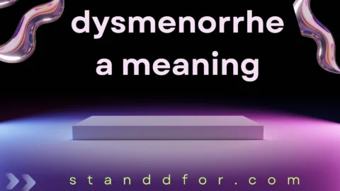 dysmenorrhea meaning