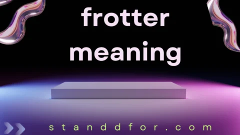 frotter meaning