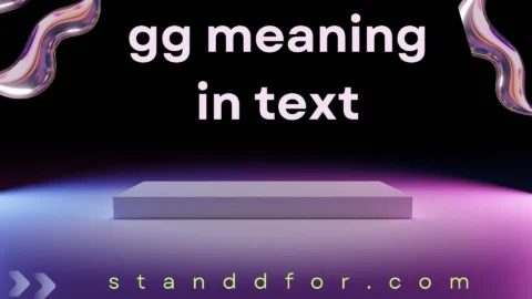 gg meaning in text
