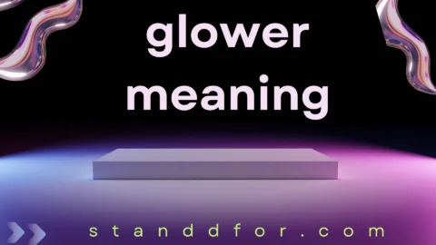 glower meaning