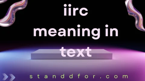 iirc meaning in text