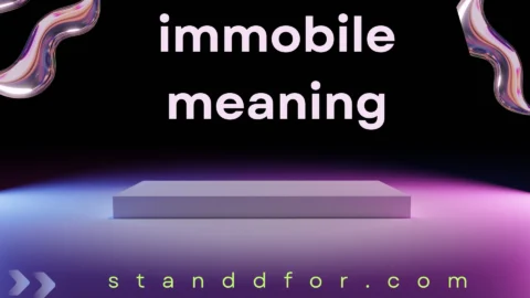 immobile meaning