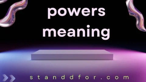 powers meaning
