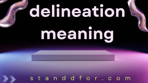 delineation meaning