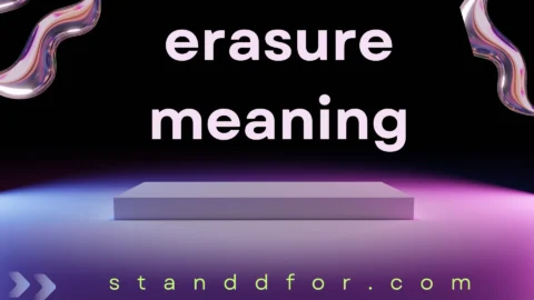erasure meaning