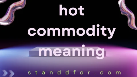 hot commodity meaning