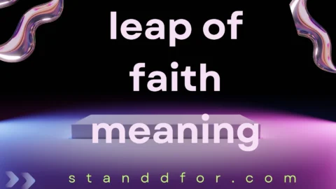 leap of faith meaning