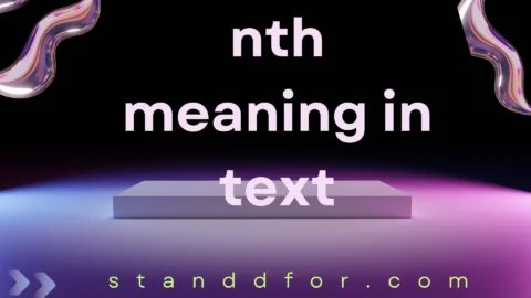 nth meaning in text