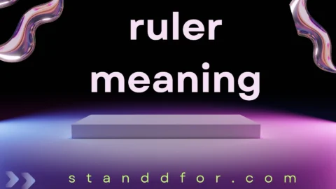 ruler meaning