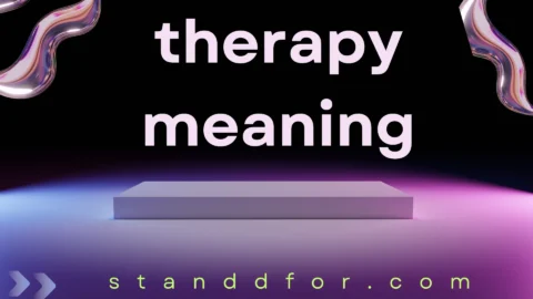therapy meaning