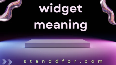 widget meaning