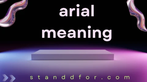 arial meaning