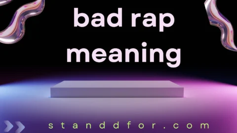 bad rap meaning