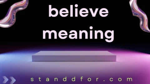 believe meaning