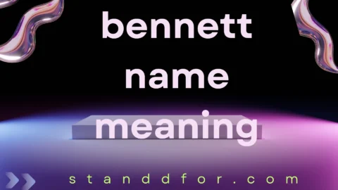 bennett name meaning