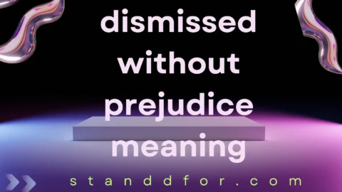 dismissed without prejudice meaning