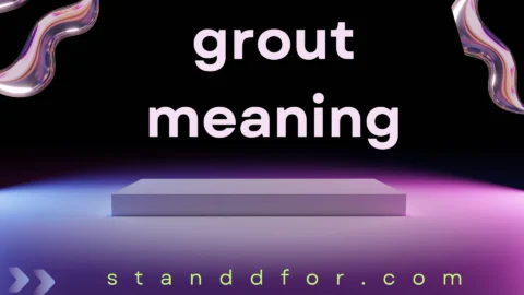 grout meaning