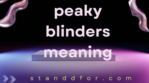 peaky blinders meaning