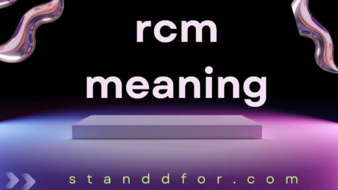 rcm meaning