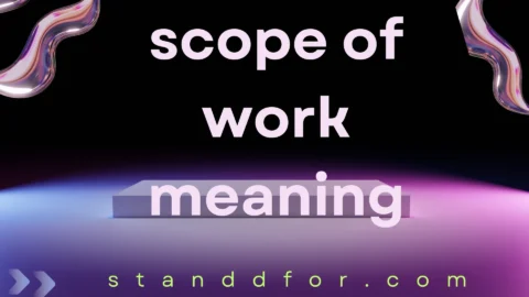 scope of work meaning
