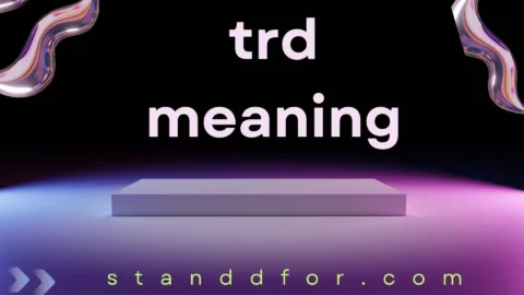 trd meaning