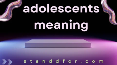 adolescents meaning