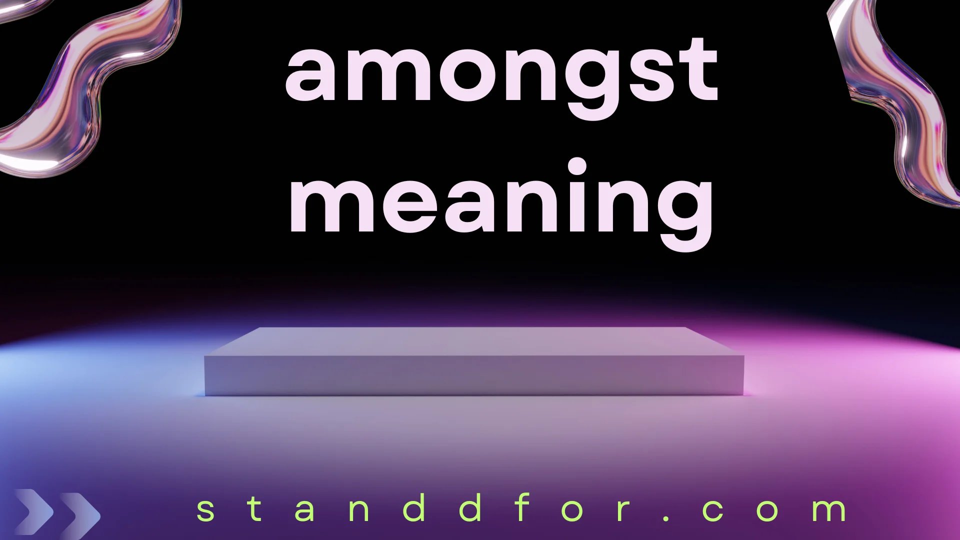 Amongst Meaning: When and How to Use It Correctly in English