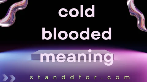 cold blooded meaning