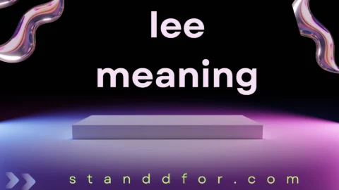 lee meaning