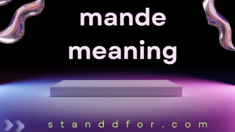 mande meaning