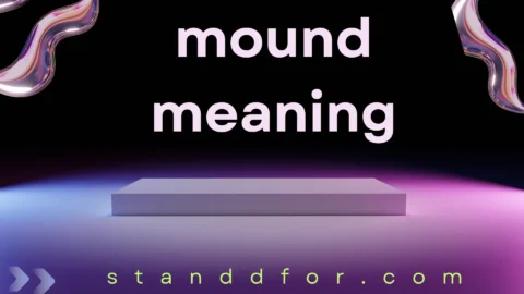 mound meaning