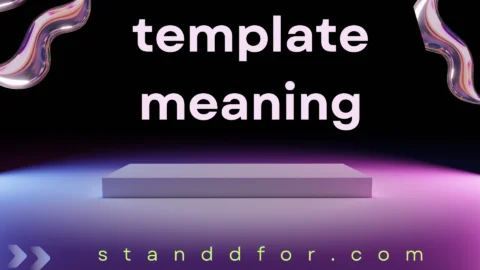 template meaning
