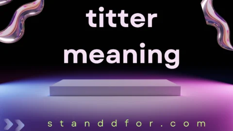 titter meaning