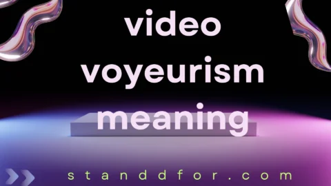 video voyeurism meaning