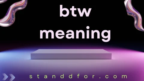 btw meaning