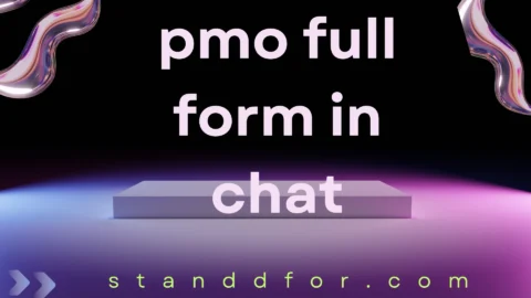 pmo full form in chat