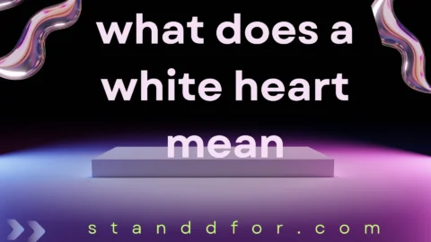 what does a white heart mean