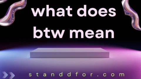 what does btw mean