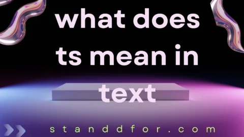 what does ts mean in text