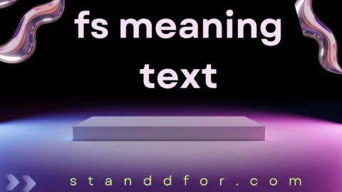 fs meaning text