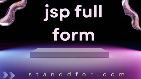 jsp full form