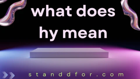 what does hy mean
