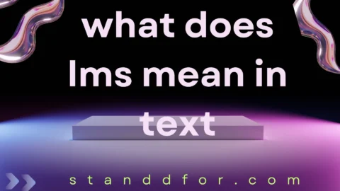 what does lms mean in text