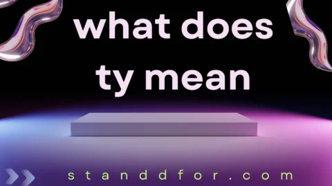 what does ty mean