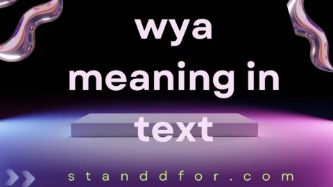 wya meaning in text