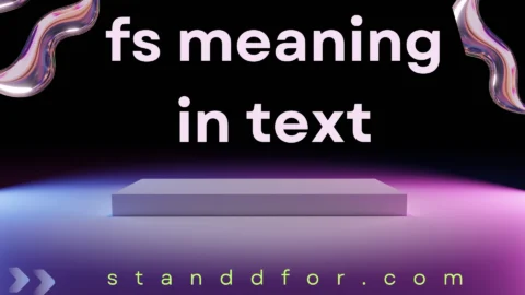 fs meaning in text