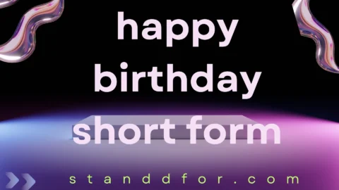 happy birthday short form