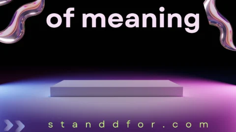 of meaning